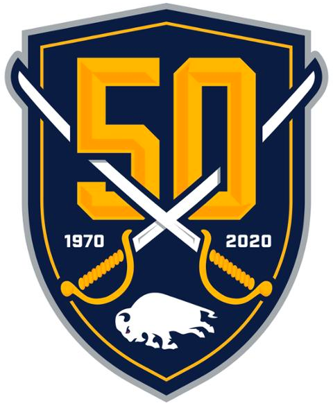 Buffalo Sabres 2020 Anniversary Logo iron on transfers for clothing version 2